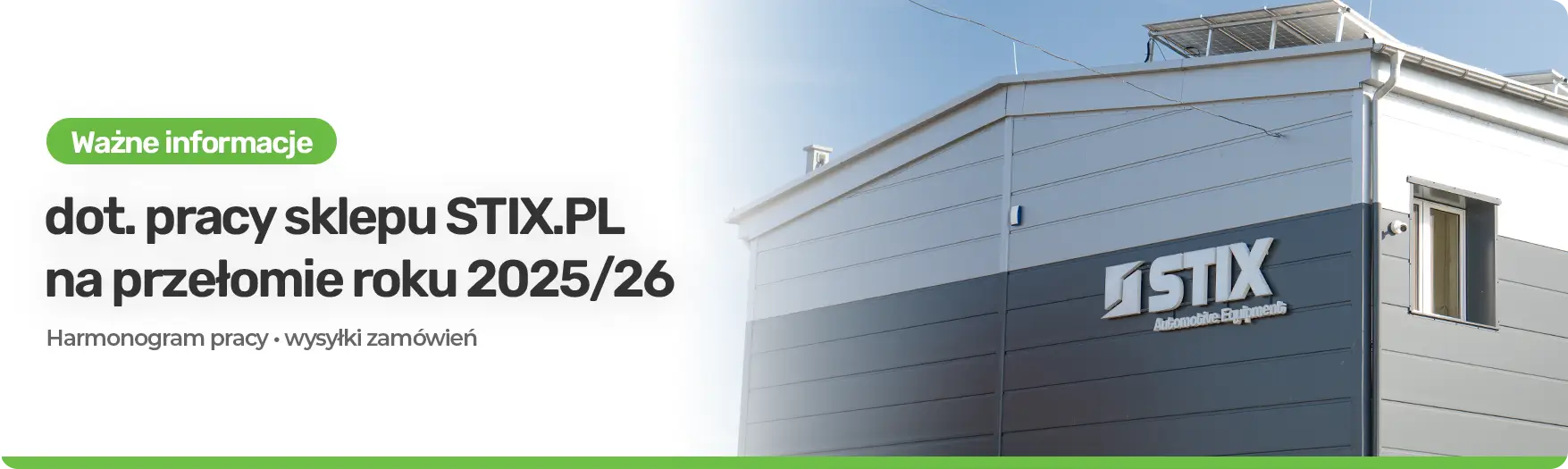 Ważna informacja o wysyłkach w okresie świąteczno-noworocznym – STIX