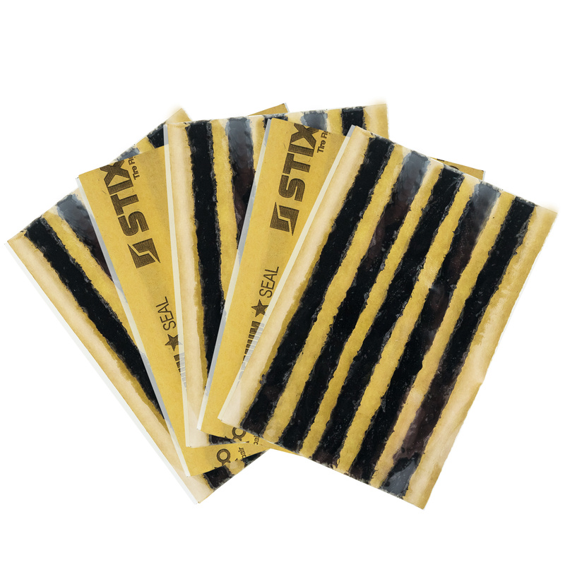 Sznury butylowe do naprawy opon, krótkie 6 mm (4" / 100 mm, czarne) 50 szt - Stix