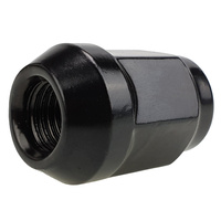 Czarne Nakrętki do felg aluminiowych, kół - M14x1,5 - (zamknięta) - Carbonado K21