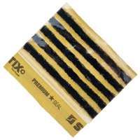 Sznury butylowe do naprawy opon 6mm (100mm krótkie/ czarne) 5szt
