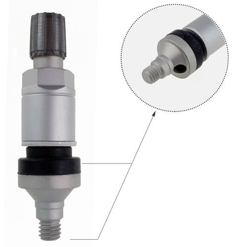 Zawór Wentyl TPMS - 12 STIX do czujnika TRW srebrny