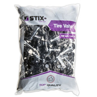 Zawory do kół bezdętkowych TR414 AC (chromowane) - 4 szt. - Stix