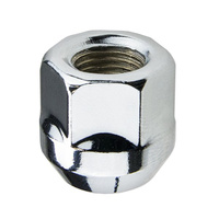 Nakrętki do felg aluminiowych, kół - M12x1,25 / Chrom - (otwarta z kołnierzem) - Carbonado