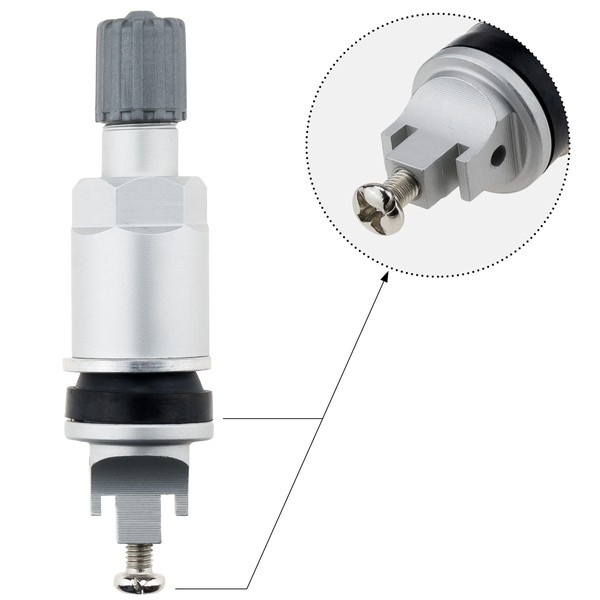 Zawór Wentyl TPMS - 19 STIX do czujnika Pacific srebrny