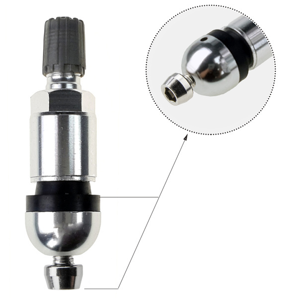 Zawór Wentyl TPMS - 07 STIX do czujnika HUF Beru chrom
