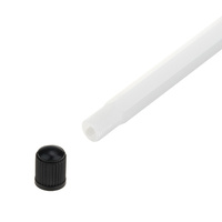 Przedłużka do zaworów - do pompowania kół (tworzywo sztuczne, biała, 180 mm) - Stix