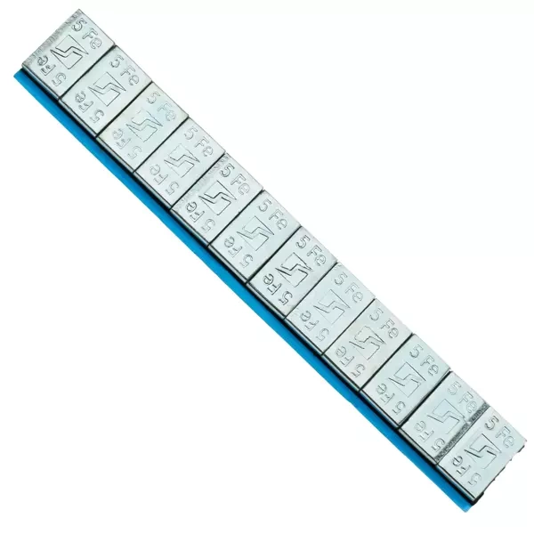 Ciężarki klejone do felg aluminiowych Edgy Slim - 60g (12x5g / ocynkowane / szeroka taśma) - 200 szt. - Stix