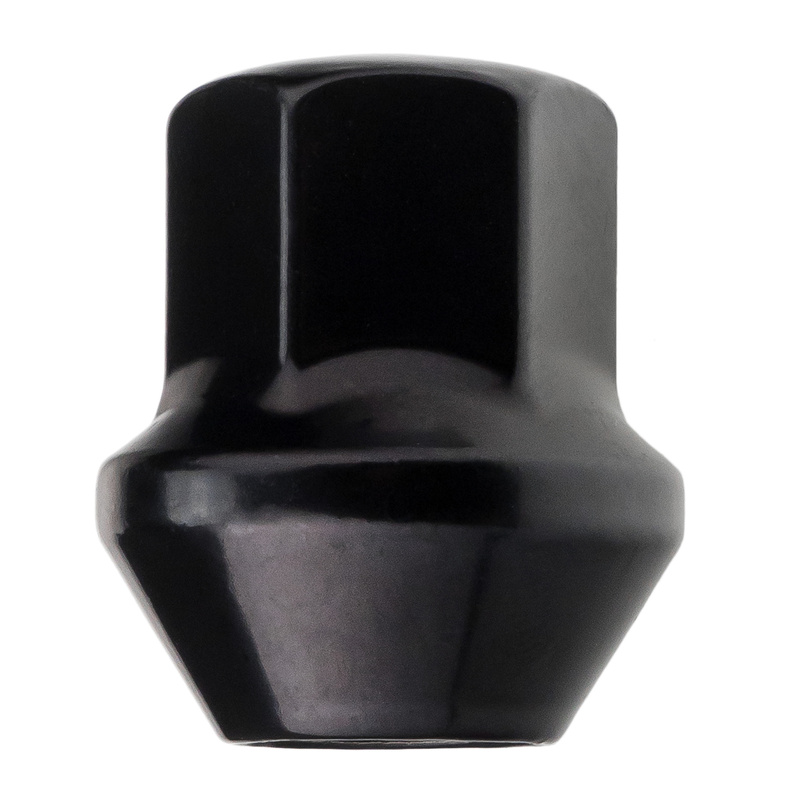 Czarna nakrętka do oryginalnych felg Ford M12x1,5 / Jednoczęściowa - Carbonado