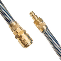 Wąż pneumatyczny spiralny 12/8 mm (12 m) - czerwony RQS