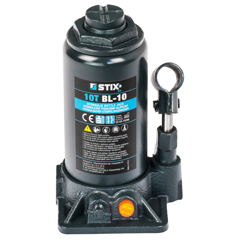 Hydrauliczny podnośnik słupkowy (butelkowy) 10T BL-10 - Stix