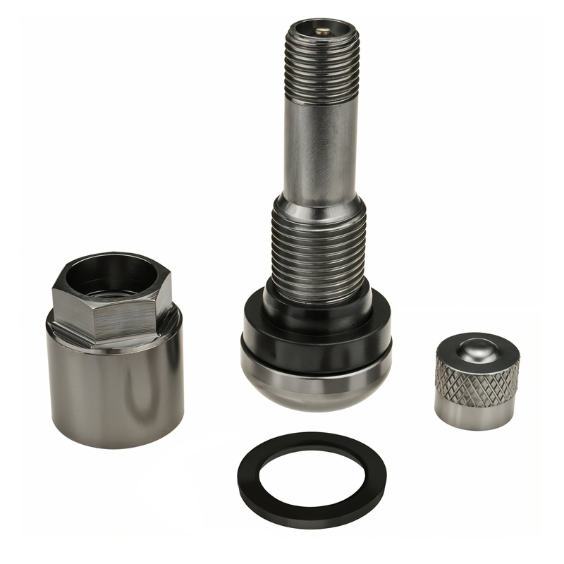 Zawór do felg antracyt X1 Series Grey Edition (skręcany, aluminiowy MS525) - 4 szt - Carbonado