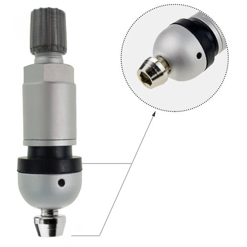 Zawór Wentyl TPMS - 07 STIX do czujnika HUF Beru srebrny