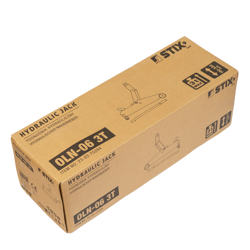 Lewarek / żaba podnośnik hydrauliczny wysokość 200-570 mm OLN-06 3T - Stix