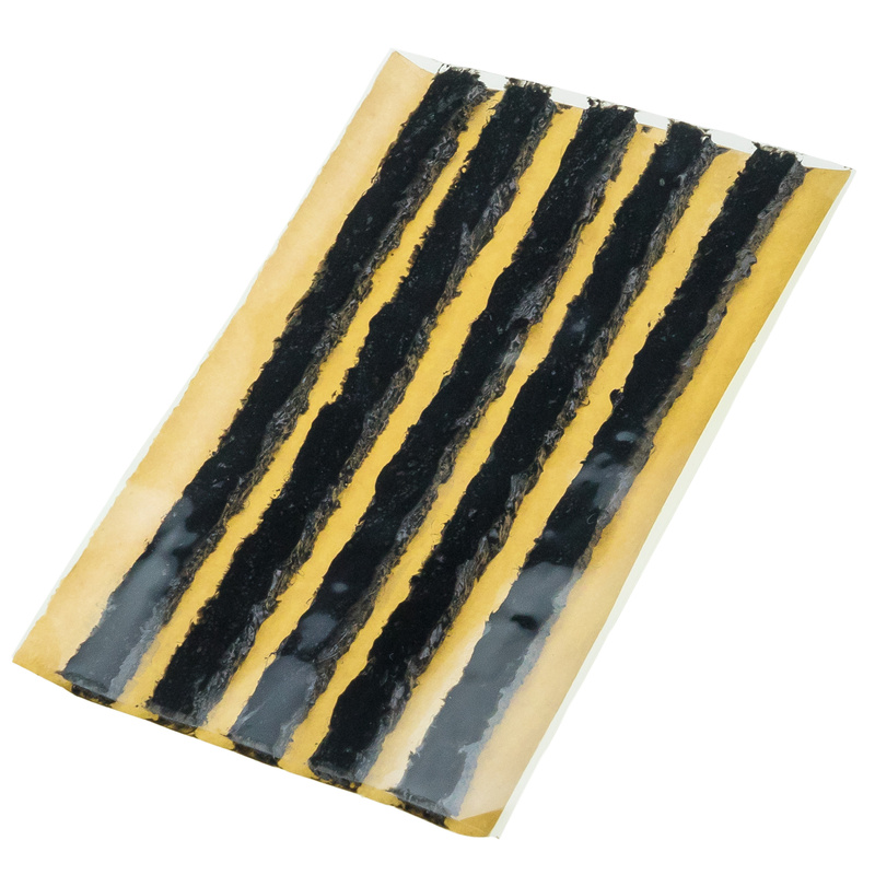 Sznury butylowe do naprawy opon, krótkie 6 mm (4" / 100 mm, czarne) 50 szt - Stix