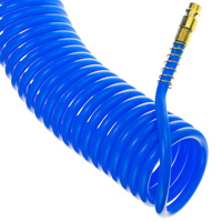 Wąż pneumatyczny spiralny SP-PU 8/5 mm (10 m), poliuretanowy - PREMIUM STIX