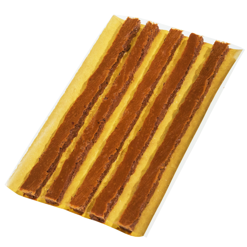 Sznury butylowe do naprawy opon, krótkie 6 mm (4" / 100 mm, brązowe) 50 szt - Stix