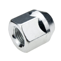 Nakrętki do felg aluminiowych, kół - M12x1,5 / Ocynk - (otwarta z kołnierzem) na klucz 21 / IS