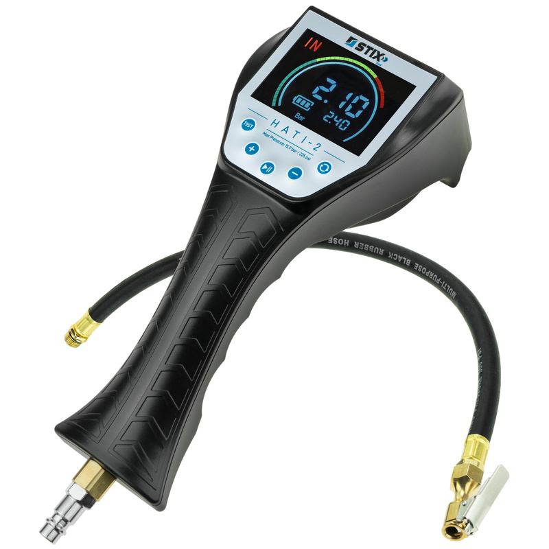 Automatyczny pistolet z wyświetlaczem LCD do pompowania kół HATI 2 1,5m 0-16 BAR Stix
