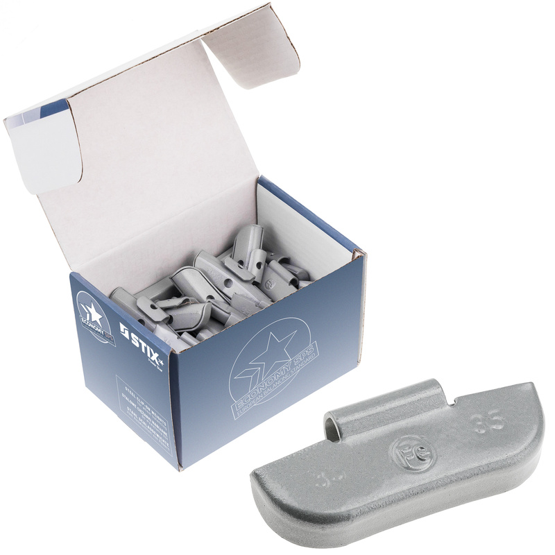 Ciężarki nabijane STD Stalowe do felg stalowych FE/S 35g / 50 szt. - Stix