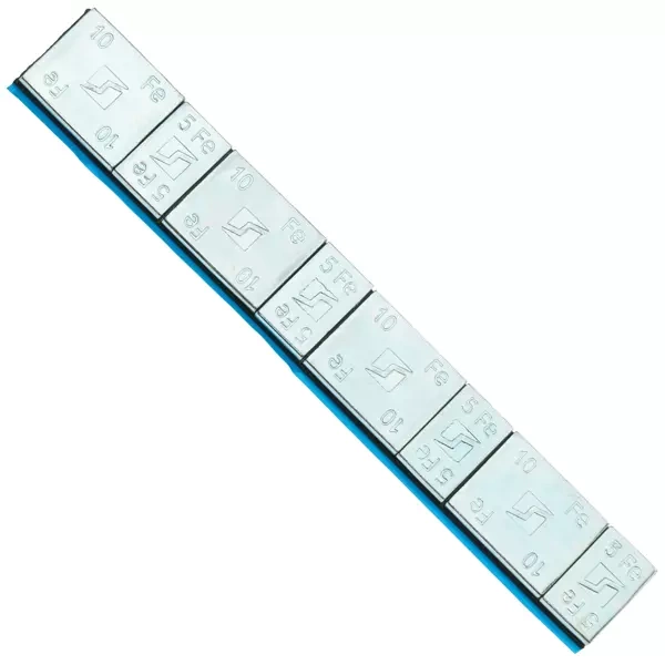 Ciężarki klejone do felg aluminiowych Edgy Slim - 60g (5g+10g / ocynkowane / szeroka taśma) - 800 szt. - Stix