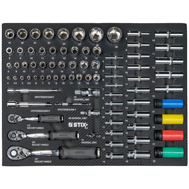 Szafka warsztatowa / wózek narzędziowy 7 szuflad + zestaw narzędzi 267 elementów - UltimatePro C7/TS1 - Stix
