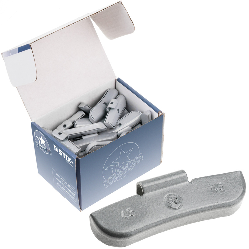 Ciężarki nabijane STD Stalowe do felg stalowych FE/S 45g / 50 szt. - Stix