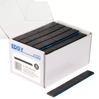 Ciężarki klejone do felg aluminiowych czarne Edgy Slim Black - 60g (5g+10g / szeroka taśma) - 400 szt. - Stix