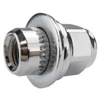 Nakrętki do oryginalnych felg aluminiowych Toyota, Mitsubishi, Lexus M12x1,5 z płaską ruchomą podkładką, klucz 21 - Carbonado