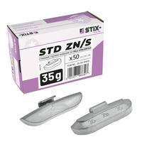 Ciężarki nabijane STD Cynkowe do felg stalowych ZN/S 35g / 50 szt. - Stix