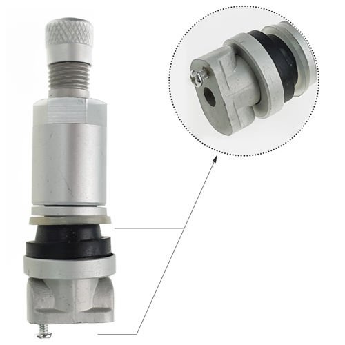 Zawór Wentyl TPMS - 02 STIX do czujnika VDO srebrny