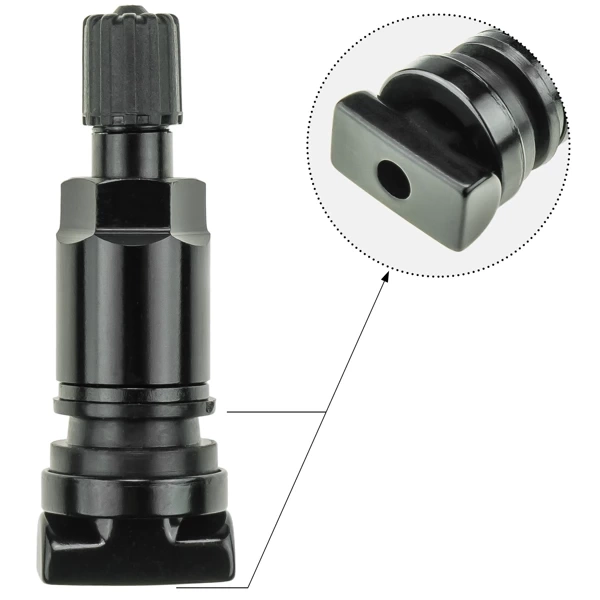 Zawór Wentyl TPMS - 14 STIX do czujnika Schrader czarny