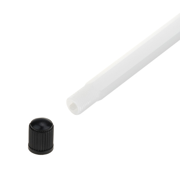 Przedłużka do zaworów - do pompowania kół (tworzywo sztuczne, biała, 180 mm) - Stix