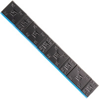 Ciężarki klejone do felg aluminiowych czarne Edgy Slim Black - 60g (5g+10g / szeroka taśma) - 200 szt. - Stix