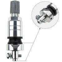 Zawór Wentyl TPMS - 17 CUB do czujnika UNI Sensor srebrny