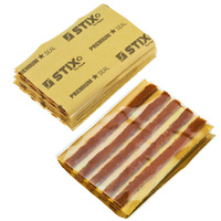Sznury butylowe do naprawy opon, krótkie 6 mm (4" / 100 mm, brązowe) 50 szt - Stix