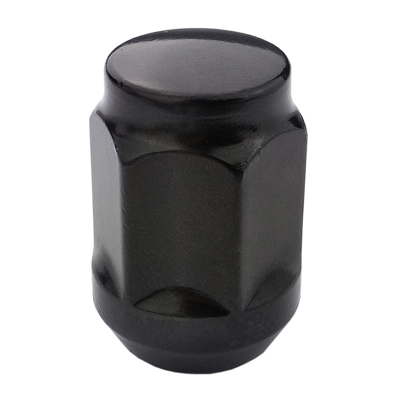 Czarne Nakrętki do felg aluminiowych, kół - M14x1,5 - (zamknięta) - Carbonado K21