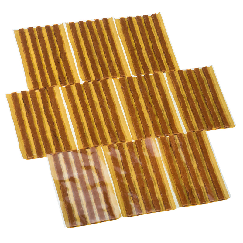 Sznury butylowe do naprawy opon, krótkie 6 mm (4" / 100 mm, brązowe) 50 szt - Stix