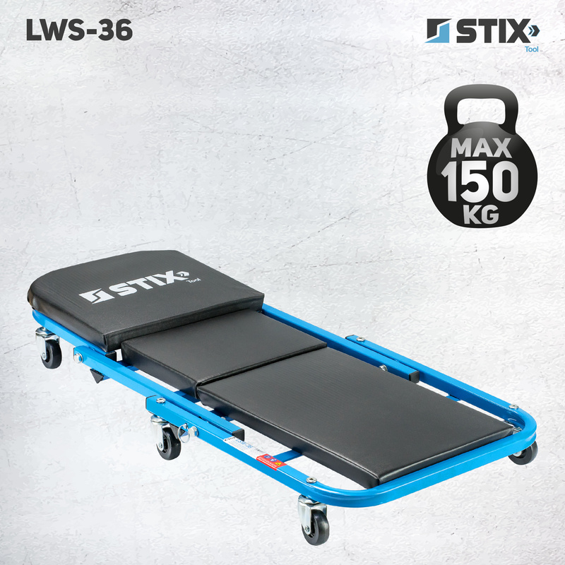Leżanka warsztatowa składana / stołek warsztatowy 2w1 LWS-36 - Stix