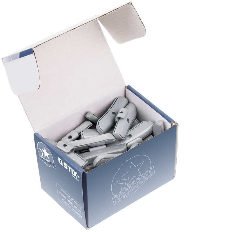 Ciężarki nabijane STD Stalowe do felg stalowych FE/S 45g / 50 szt. - Stix