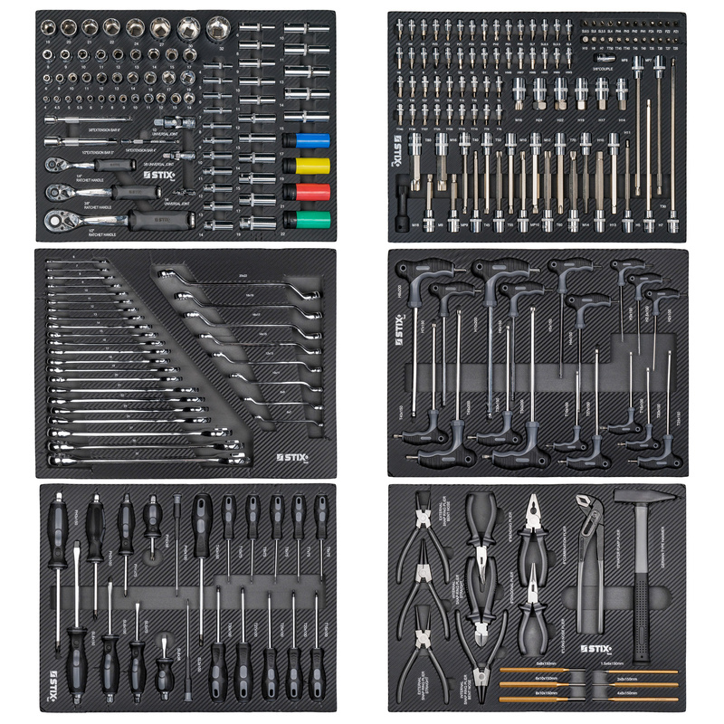 Szafka warsztatowa / wózek narzędziowy 7 szuflad + zestaw narzędzi 267 elementów - UltimatePro C7/TS1 - Stix