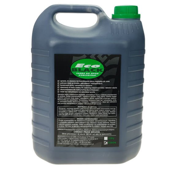 Farba czernidło do opon - koncentrat (5 L) - Eco-Black