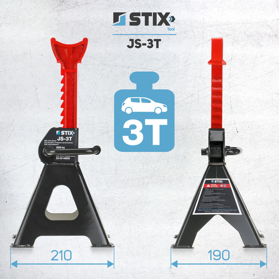 Kobyłki Podstawki Podpory warsztatowe 3T / 4szt. - Stix 