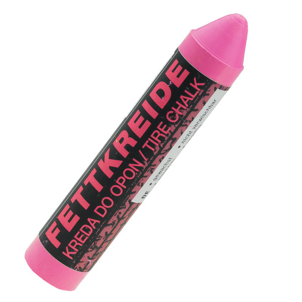 Woskowa kreda do opon, niezmywalny marker PREMIUM / Różowa - Stix